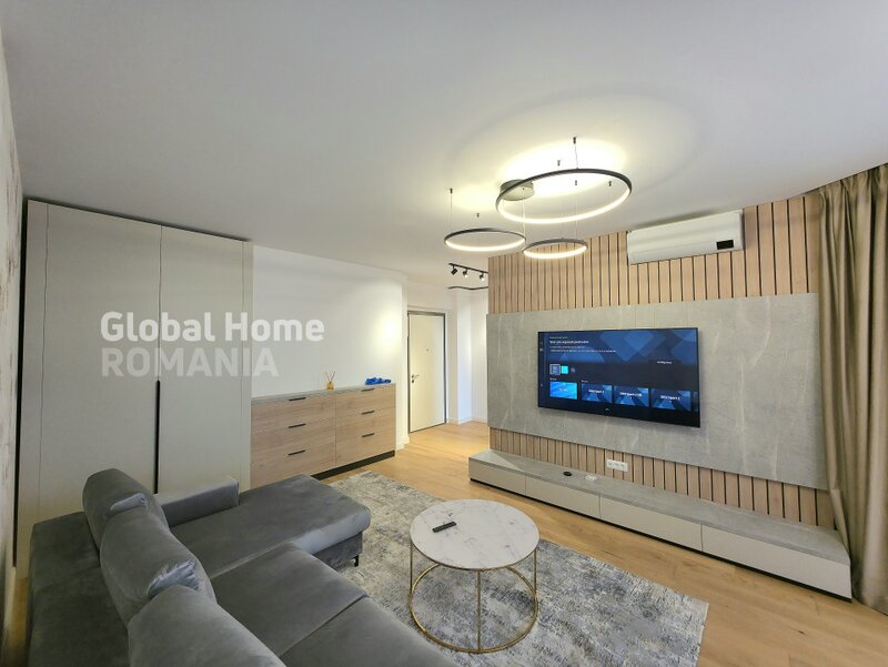 Herastrau park view, 2 rooms, terrace, parking, designer finishes, first rent
