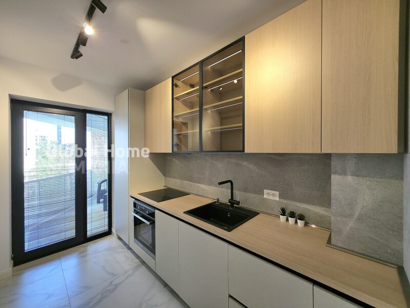 Herastrau park view, 2 rooms, terrace, parking, designer finishes, first rent
