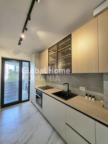 Herastrau park view, 2 rooms, terrace, parking, designer finishes, first rent