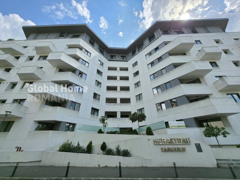 Herastrau park view, 2 rooms, terrace, parking, designer finishes, first rent
